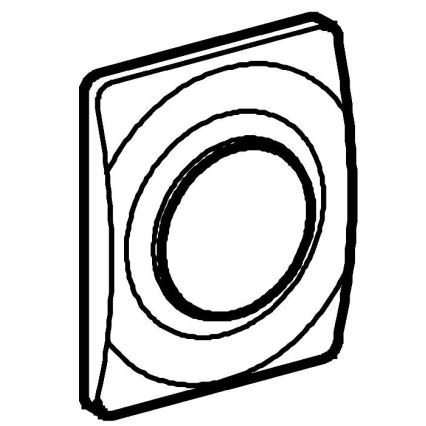GROHE 37018SH0 - SURF control button 116 × 144 mm white