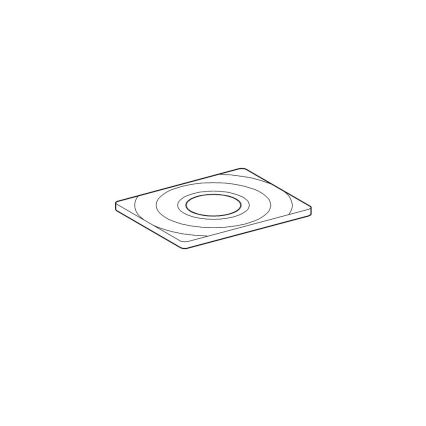 GROHE 37063SH0 - SURF Flush Plate 156 × 197 mm White