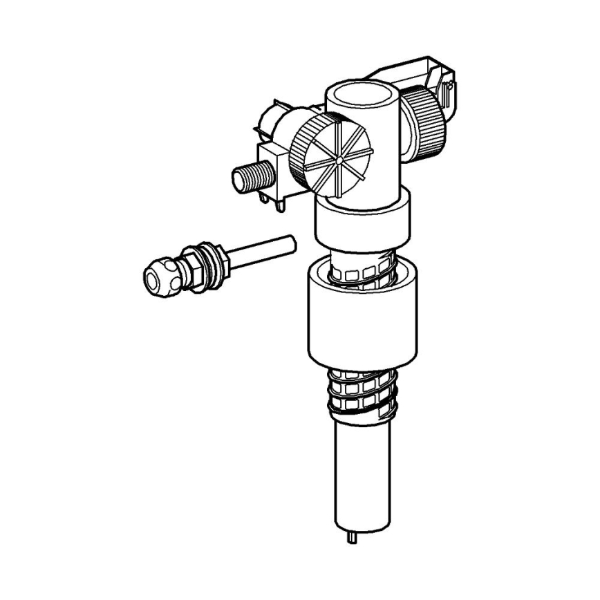 GROHE 37092000 - 38” Fill Valve, Polished Chrome