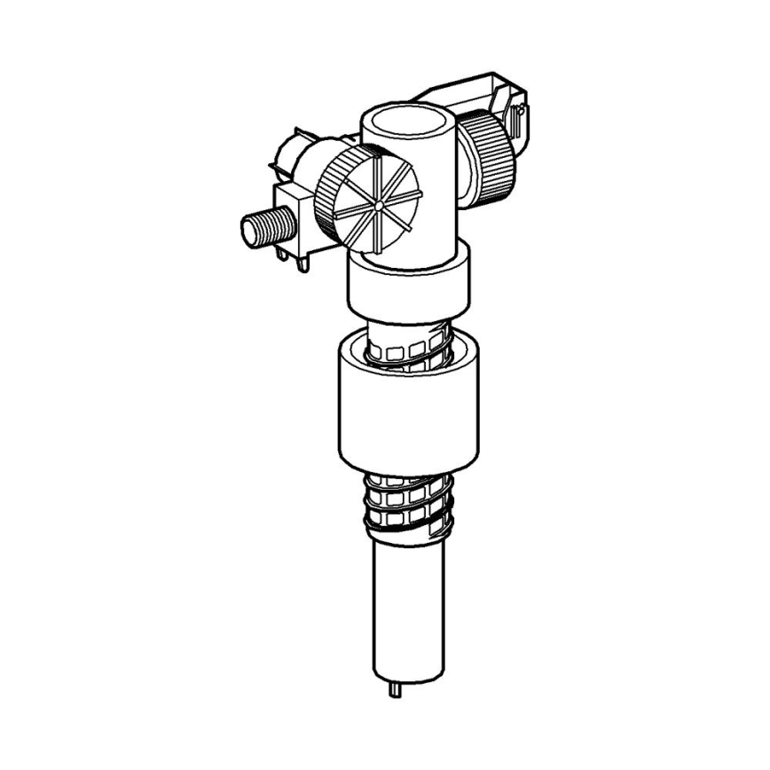 GROHE 37095000 - 38” Fill Valve, Polished Chrome