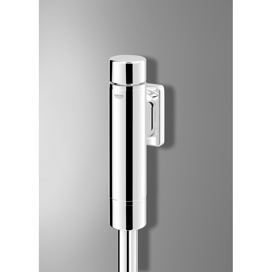 GROHE 37349000 - RONDO A.S. 3” Pressure Flush Valve, Polished Chrome