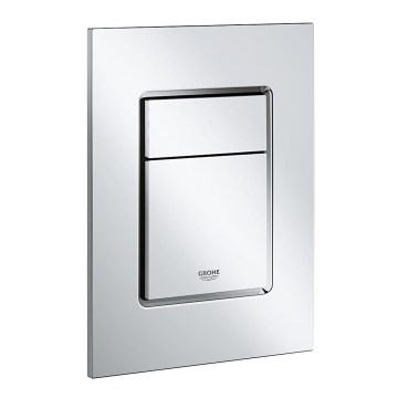 GROHE 37535000 - SKATE COSMOPOLITAN S flush plate 130 × 172 mm, chrome