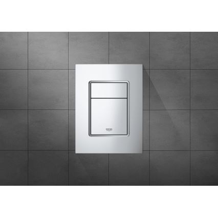 GROHE 37535000 - SKATE COSMOPOLITAN S flush plate 130 × 172 mm, chrome
