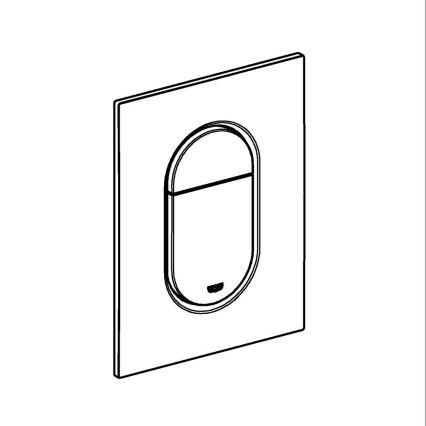 GROHE 37624GL0 - ARENA COSMOPOLITAN S 130 × 172 mm Actuation Plate, Gold