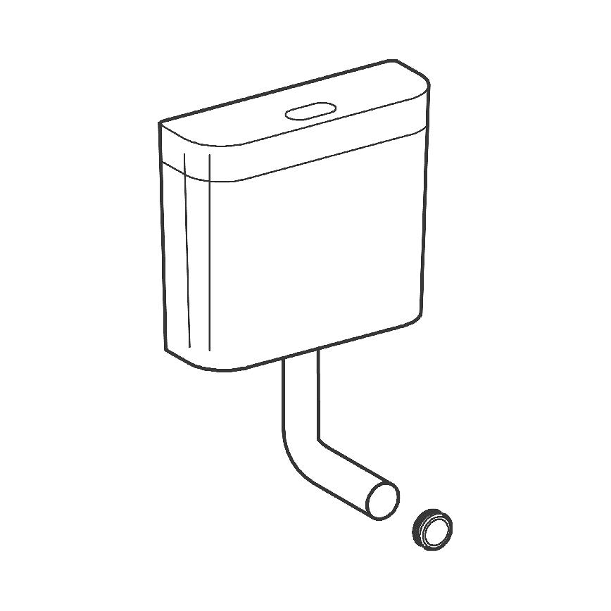 GROHE 37791SH0 - PS Flush Cistern, White