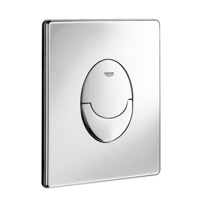 GROHE 38505000 - SKATE AIR flush plate 156 × 197 mm, polished chrome