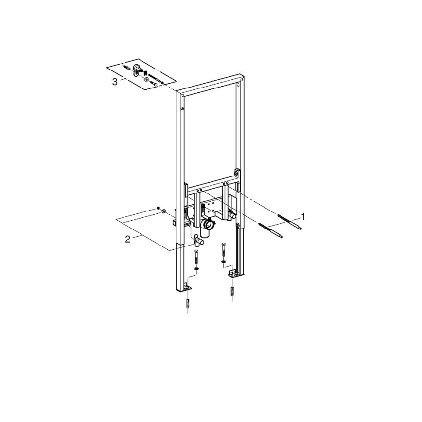 GROHE 38553001 - RAPID SL Bidet Module 1,13 m White