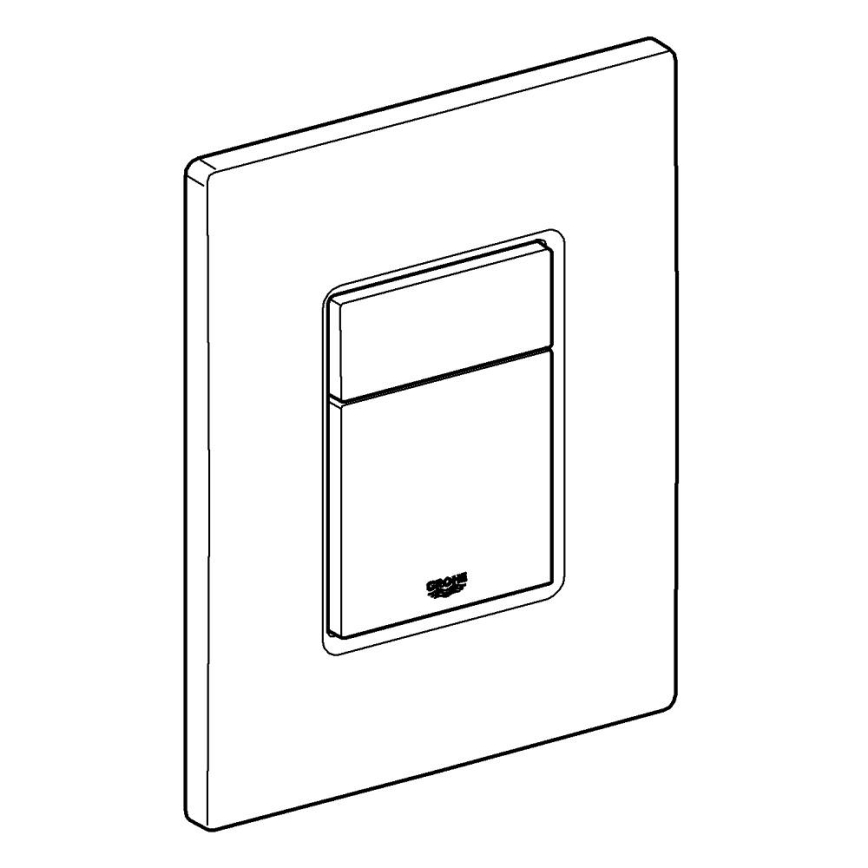 GROHE 38732DL0 - Flush plate SKATE COSMOPOLITAN 156 × 197 mm copper