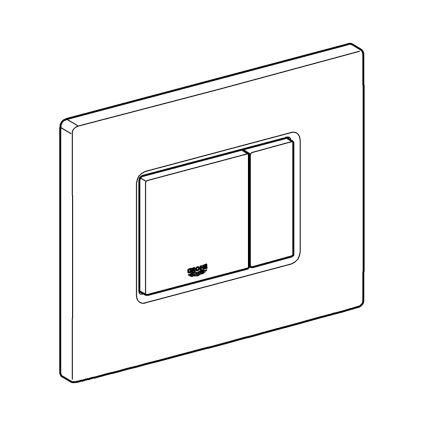 GROHE 38732DL0 - Flush plate SKATE COSMOPOLITAN 156 × 197 mm copper