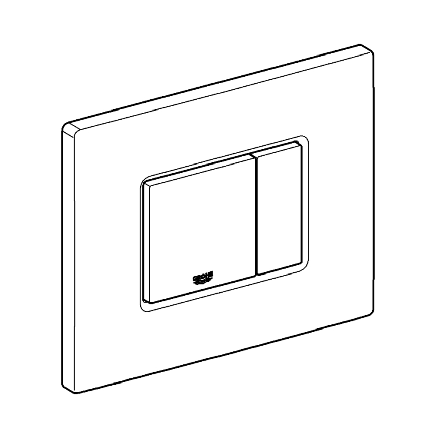 GROHE 38732DL0 - Flush plate SKATE COSMOPOLITAN 156 × 197 mm copper