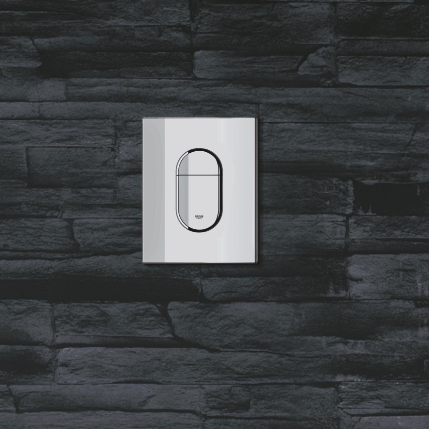 GROHE 38844000 - ARENA COSMOPOLITAN Flush Plate 156 × 197 mm Chrome