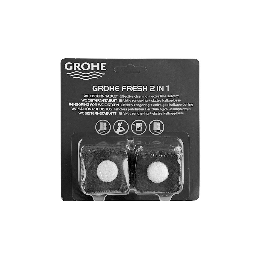 GROHE 38882000 - FRESH Toilet Tablets, Gel Foam / White