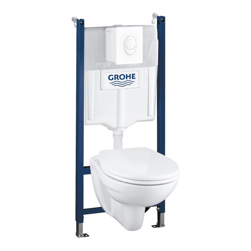 GROHE 39116000 - SOLIDO COMPACT 4-in-1 set, 1.13 m, durable white finish