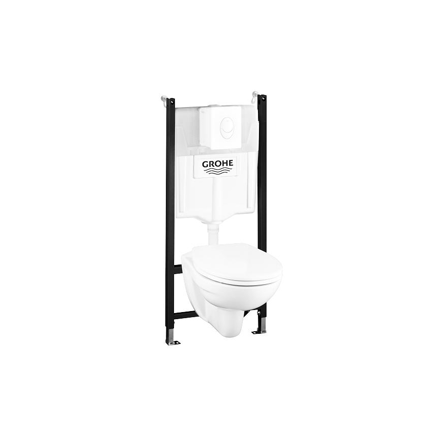 GROHE 39116000 - SOLIDO COMPACT 4-in-1 set, 1.13 m, durable white finish