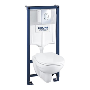 GROHE 39192000 - SOLIDO 4-in-1 Set, 1.13 m, Duro White