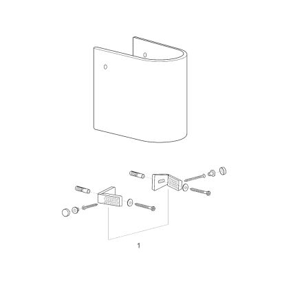 GROHE 39201000 - Semi-pedestal EURO CERAMIC 210 × 300 × 322 mm ceramic/white