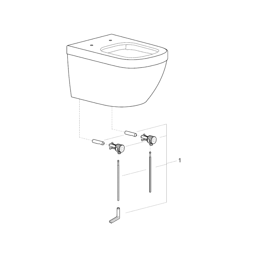 GROHE 39328000 - EURO CERAMIC Wall-Hung Toilet 540 × 374 mm ceramic/white