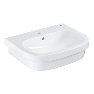 GROHE 39337000 - EURO CERAMIC 600 × 480 mm Countertop Basin, Ceramic/White