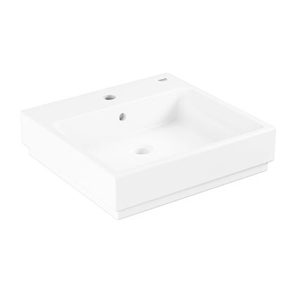 GROHE 3947400H - Washbasin CUBE CERAMIC 500 × 490 mm ceramic/white