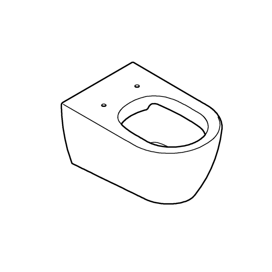 GROHE 3957100H - ESSENCE Wall-hung Toilet, Ceramic/White