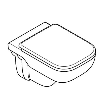 GROHE 39815000 - START EDGE wall-hung toilet 53.8 x 36.5 cm, durable white