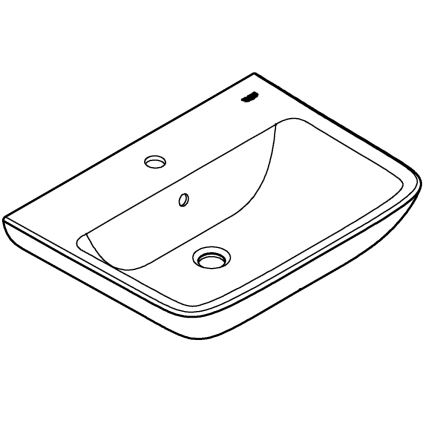 GROHE 39950000 - START EDGE Washbasin 600 × 448 mm ceramic/white