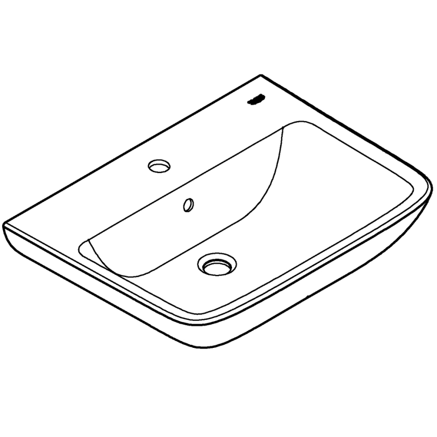 GROHE 39950000 - START EDGE Washbasin 600 × 448 mm ceramic/white