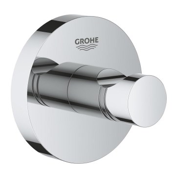 GROHE 40364001 - ESSENTIALS Bathrobe Hook, Polished Chrome