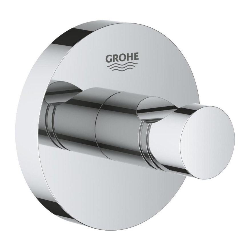 GROHE 40364001 - ESSENTIALS Bathrobe Hook, Polished Chrome