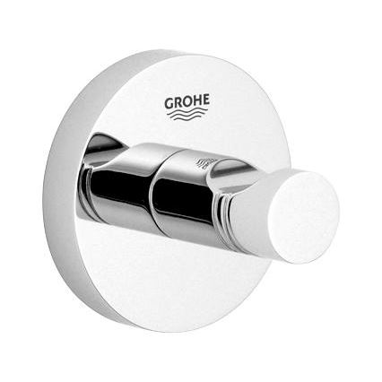 GROHE 40364001 - ESSENTIALS Bathrobe Hook, Polished Chrome
