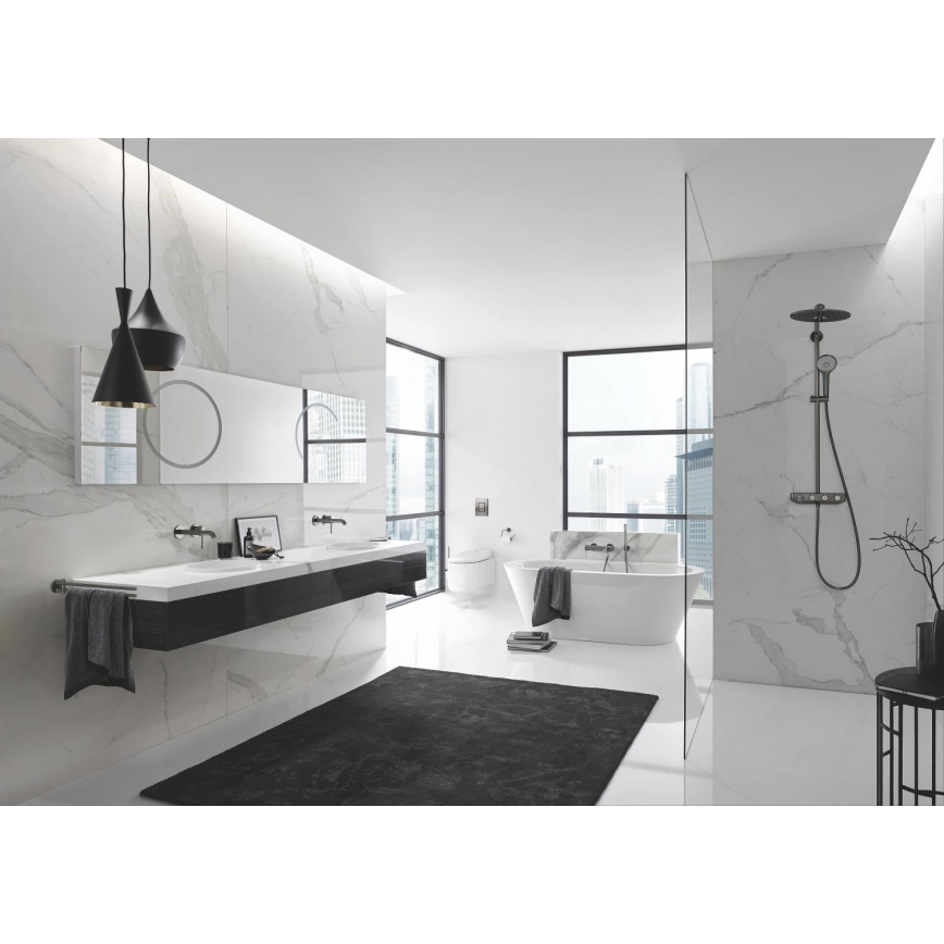 GROHE 40371AL1 - ESSENTIALS Towel Holder 439 mm Graphite