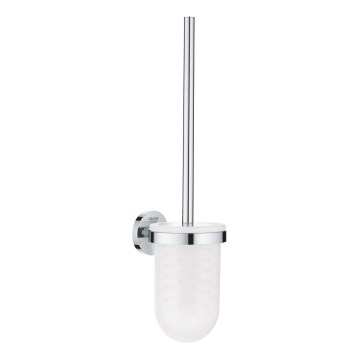 GROHE 40374001 - ESSENTIALS Toilet Brush Set, 12.1 x 39.8 cm, Chrome
