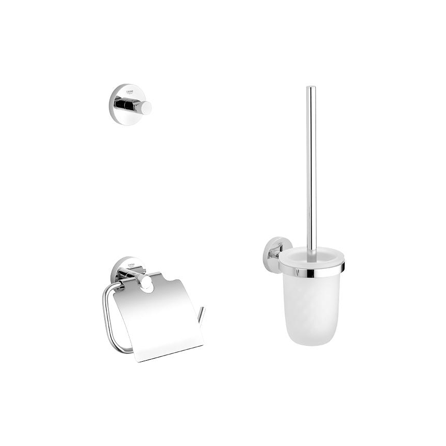 GROHE 40407001 - ESSENTIALS Accessory Set, Polished Chrome
