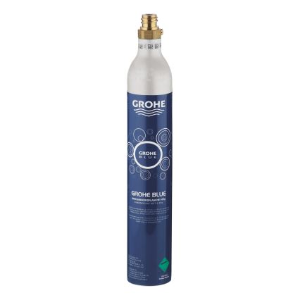 GROHE 40422000 - GROHE BLUE 425 g CO2 Carbonation Cylinder, 4-pack, Stainless Steel