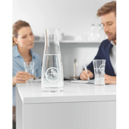 GROHE 40437000 - Set of 6 BLUE 250 ml Glasses, Crystal/Clear