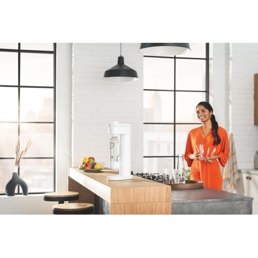 GROHE 40437000 - Set of 6 BLUE 250 ml Glasses, Crystal/Clear