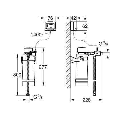 GROHE 40438001 - GROHE BLUE Starter Filter Set S, Polished Chrome