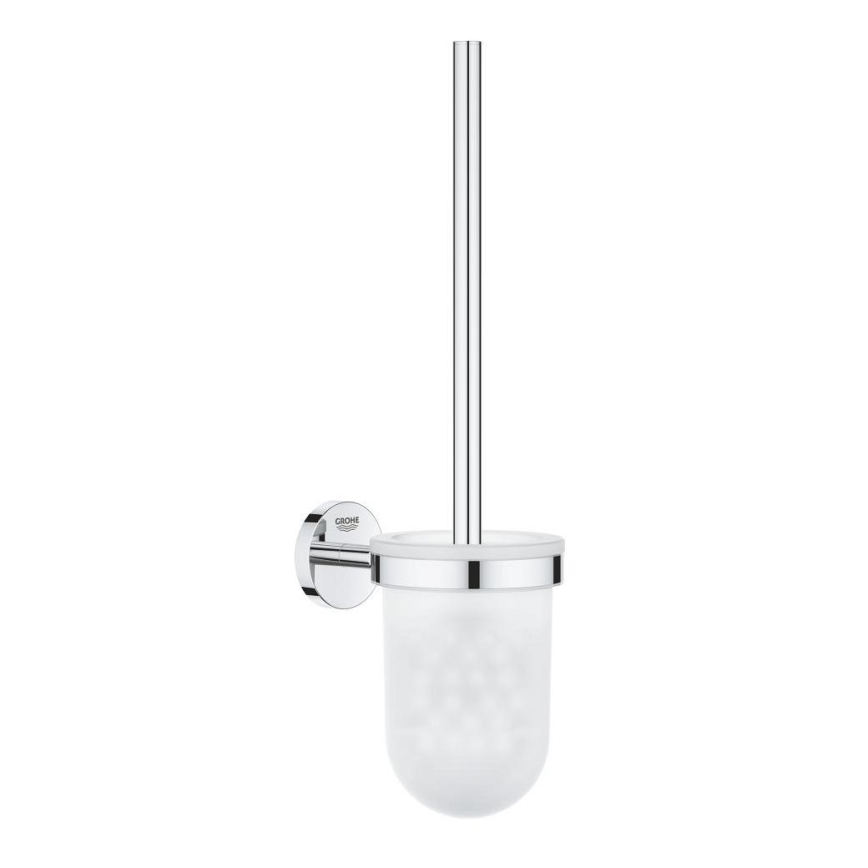 GROHE 40463001 - BAUCOSMOPOLITAN Toilet Brush Set, Polished Chrome