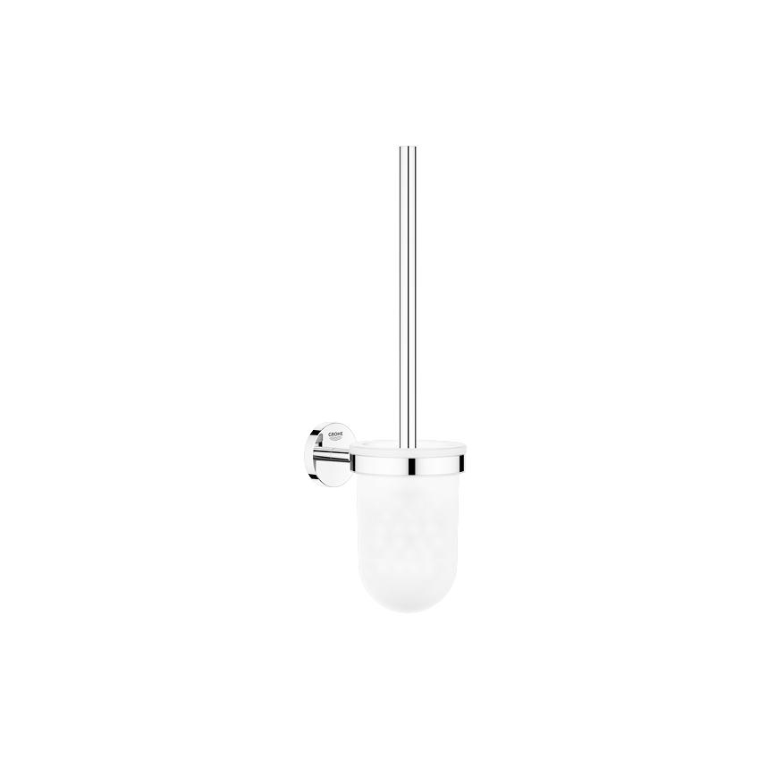 GROHE 40463001 - BAUCOSMOPOLITAN Toilet Brush Set, Polished Chrome