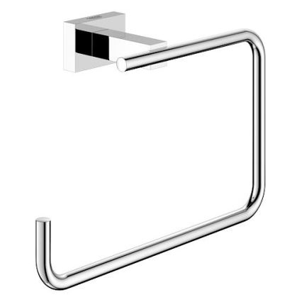 GROHE 40510001 - ESSENTIALS CUBE 188 mm Towel Holder, Polished Chrome