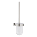 GROHE 40513DC1 - ESSENTIALS CUBE Toilet Brush Set, Stainless Steel