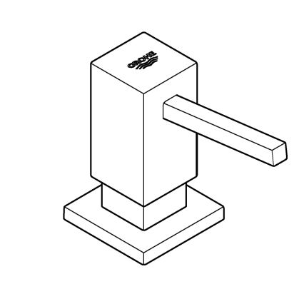 GROHE 40535AL0 - COSMOPOLITAN 500 ml Soap Dispenser, Graphite