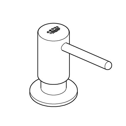 GROHE 40536000 - CONTEMPORARY Soap Dispenser 400 ml Polished Chrome