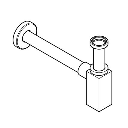 GROHE 40564A00 - Graphite Siphon