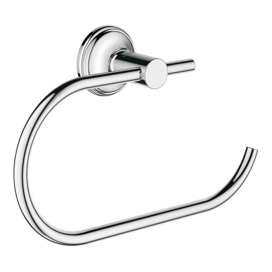 GROHE 40657001 - ESSENTIALS AUTHENTIC Toilet Paper Holder, Polished Chrome