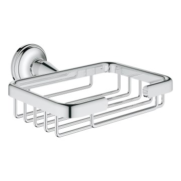 GROHE 40659001 - ESSENTIALS AUTHENTIC Corner Shelf, Polished Chrome