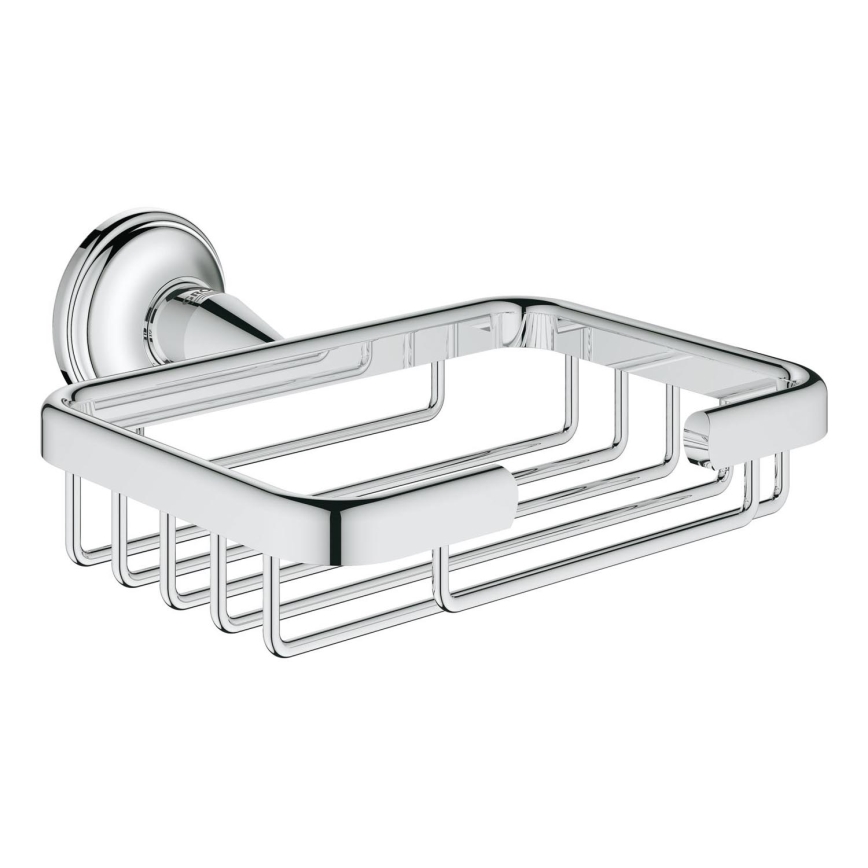 GROHE 40659001 - ESSENTIALS AUTHENTIC Corner Shelf, Polished Chrome
