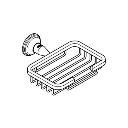 GROHE 40659001 - ESSENTIALS AUTHENTIC Corner Shelf, Polished Chrome