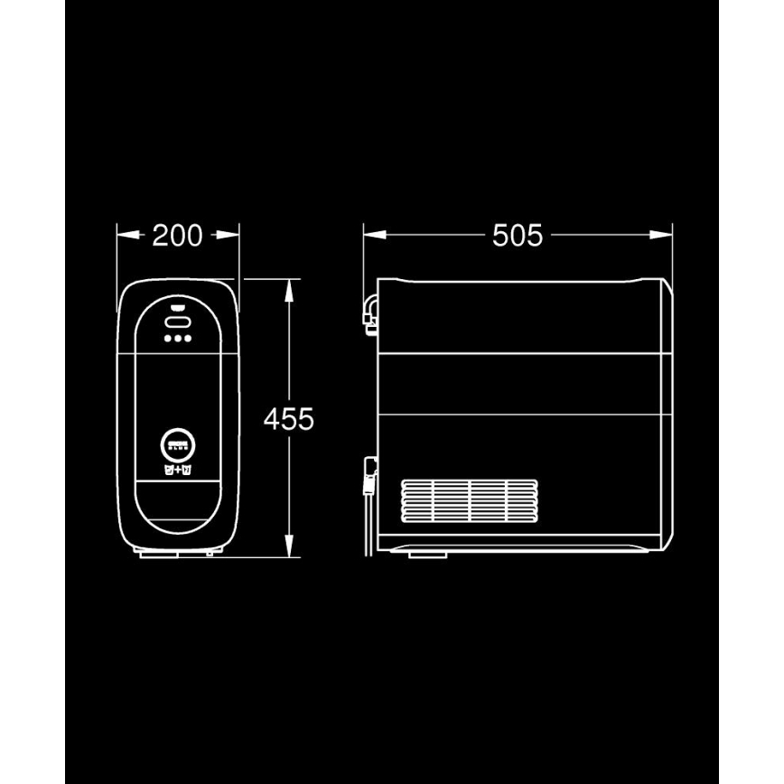 GROHE 40711001 - BLUE HOME Cooling Unit, White