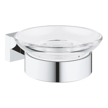 GROHE 40754001 - ESSENTIALS CUBE Soap Dish, Polished Chrome
